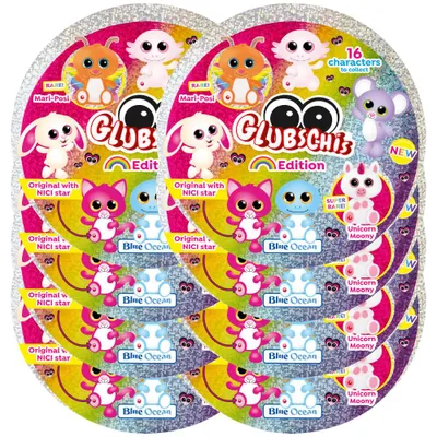 Produktbild von Blue Ocean Glubschis Sammelfiguren Rainbow Serie 6 - Glubschi Glitzer Figur - 8 Tüten