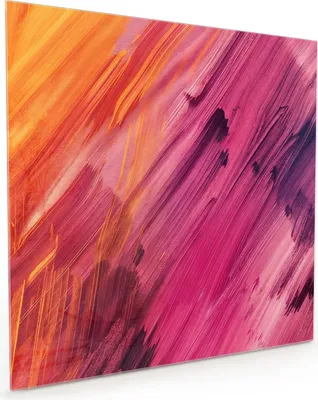 Produktbild von Küchenrückwand Spritzschutz Glas mit Motiv Abstrakte Farben 40 x 40 cm