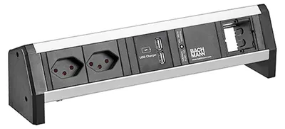 Obrázek produktu pro Bachmann DESK 1 - vícenásobná zásuvka - AC 230 V - vstup, vstup GST18 - výstupní připojení: 2 (T13)