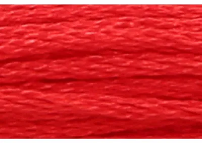Image de Fil à tricoter Anchor Sticktwist, 8 mètres, couleur rouge, en coton, numéro de couleur 46, 6 brins