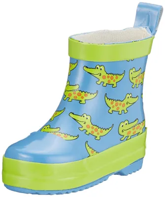 Produktbild von Playshoes Kinder Halbschaft-Gummistiefel aus Naturkautschuk, trendige Uni Reg