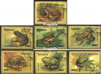 Produktbild von Briefmarken Tansania 1996 Mi 2264-2270 (kompl.Ausg.) gestempelt Froschlurche