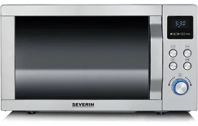 Image de Micro-ondes combiné - SEVERIN - MW 7774 - Inox - 25 L - 48,3 x 43,5 x 28,1 cm