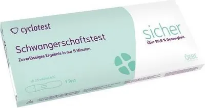 Produktbild von Cyclotest Schwangerschaftstest 25 Mlu/ml Urin 1 St