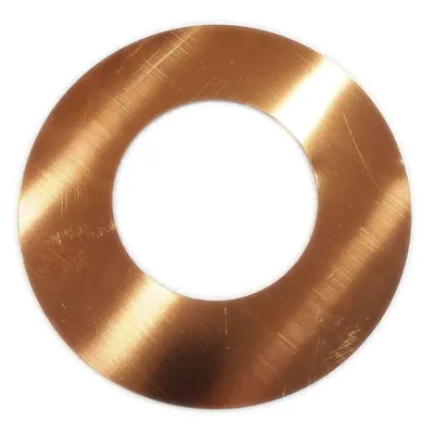 Produktbild von Kupferfarbene Rosette – Durchmesser 80 mm