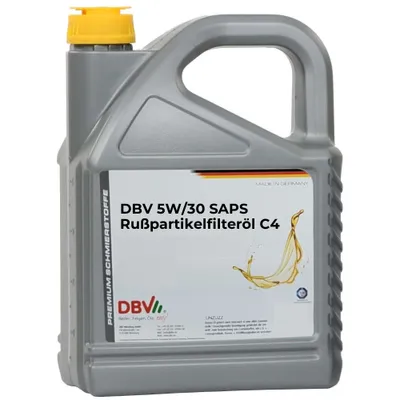 Produktbild von DBV 5W/30 SAPS Rußpartikelfilteröl C4 für Renault RN0720, MB 226.51 2 x 5-Liter-Kanne