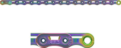 Produktbild von Sram Schaltungskette Red E1 Flattop 114 Glieder,12-fach, PowerLock, Rainbow