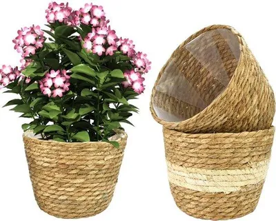 Produktbild von Famanu Pflanzentopf aus Seegras - 2er Set, Ø 18 cm