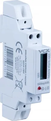 Obrázok produktu pre Digitálny merač na DIN lištu VCX DDS238, jednofázový, 230 V, 45 A