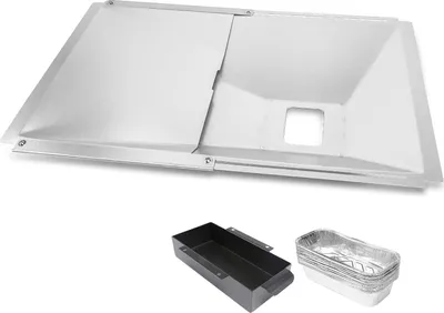 Produktbild von Famanu Universelle Fettschale mit Auffangschale für Gasgrills - 38-65 cm