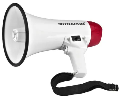 Produktbild von Megaphon Lautsprecher Sprachverstärker - 10 W - 90 dB - Weiß