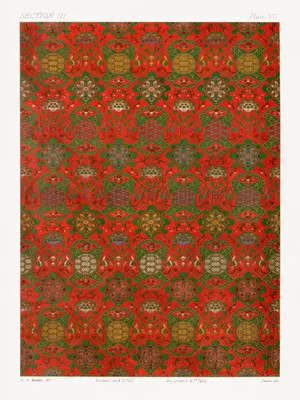 Produktbild von Poster 30x40cm Fächerdesign, G.A. Audsley Vintage für das Wohnzimmer