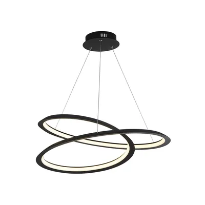 Obrázek produktu pro SWIRL LED Pendelleuchte  Sund schwarz.  DIMMABLE
