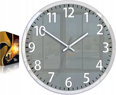 Produktbild von ModernClock, wanduhr, Quarzuhr, Uhr, Wohnzimmeruhr, Louis Grau