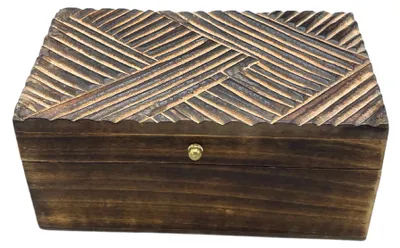 Imagen del producto de Vintage Deco - Caja Multiusos - 22x12x10cm - Líneas Antiguas
