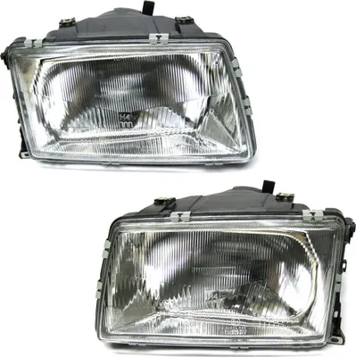 Zdjęcie produktu dla Reflektory lewy + prawy do Audi 100 C3 z lat 1982-1990