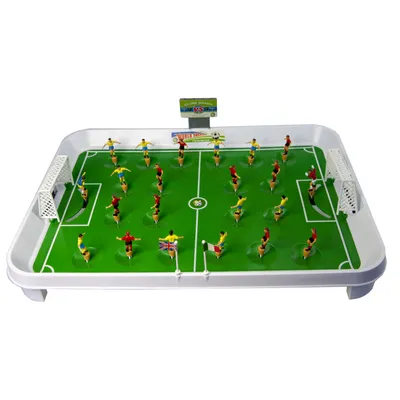 Produktbild von Großer Tischfußball mit zirpendem Fußball und verschiebbarem Tor für 2 Spieler