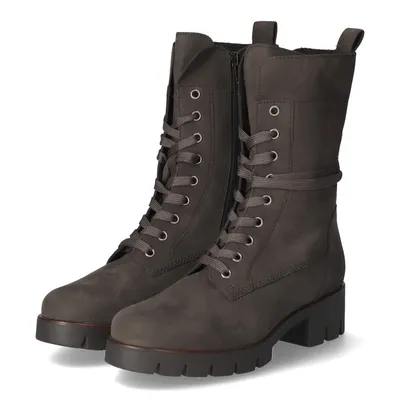Produktbild von Gabor Damen Stiefeletten/ Schnürstiefeletten Dunkelgrau Rauleder Größe: 4