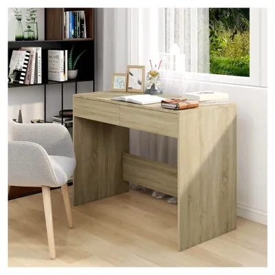 Produktbild von Schreibtisch Sonoma-Eiche 101x50x76,5 cm Holzwerkstoff