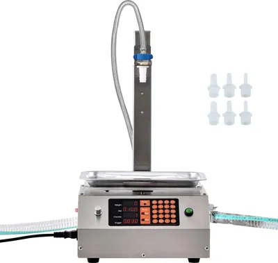 Produktbild von SucceBuy Automatische Abfüllmaschine 17 L/min für Flüssigkeiten und Pasten, 30–15.000 g pro Füllung, kompakte Größe 26 x 26,3 x 13 cm, geeignet für Wein, Milch und mehr.