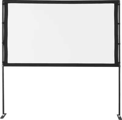 Produktbild von Projektionsleinwand mit 2 Ständern, 80 Zoll, 160° Weitwinkel, 4K HD, 16:9 Bildschirm