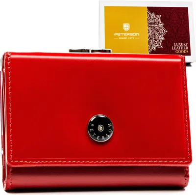 Produktbild von Damen Ledergeldbörse PTN 1680480-NGV-5762 Rot