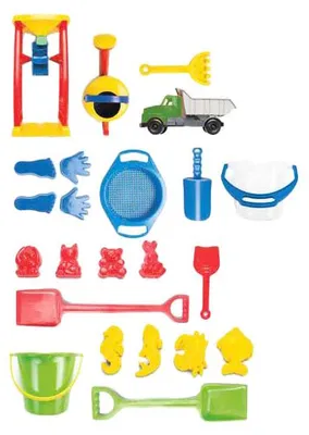 Image de Set de jeux de sable Dantoy - Jouets de plage, 38 pièces, pour enfants