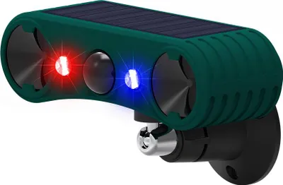 Obrázok produktu pre Solárne stroboskopické svetlo s alarmom snímača pohybu s časovou indukciou ľudského tela Infračervené výstražné svetlo proti krádeži Zariadenie na odpudzovanie zvierat Úspora energie Životné prostredie IP55 Vodotesné pre domáce vily Vonkajší dvor farmy