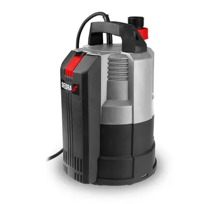 Immagine prodotto di Pompa Sommersa Per Acqua Pulita E Sporca Da Giardino Dedra Ded8848, Pompa Ad Aspirazione Piatta, 350W