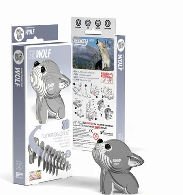Produktbild von EUGY - 3D Bastelset Wolf