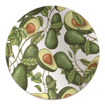 Produktbild von Rundmatte - Stuhlunterlage Bürostuhlunterlage - Rund Ø 100 cm - Bodenmatte - Fußmatte - Eine Avocado