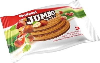 Produktbild von Nudossi Jumbo Waffeln 3er