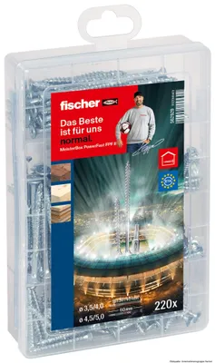 Produktbild von fischer Meister-Box PowerFast II SK TG / VG TX, 222-teilig