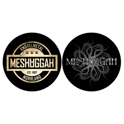 Produktbild von Meshuggah - Podložka pro gramofon, sada hřbetů RO9259 (jedna velikost) (černá/zlatá)