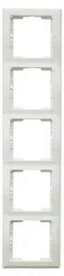 Produktbild von Mutlusan Daria 5-fach Rahmen vertikal Weiss für 5 Module