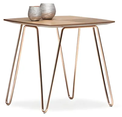 Immagine prodotto di Tavolino in metallo marrone in stile moderno ed elegante