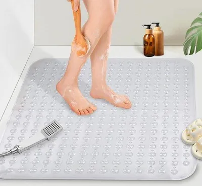 Produktbild von Famanu Duschmatte Antirutsch 80 x 80 cm - Transparent
