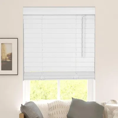 Obrázek produktu pro Rámy Kunsthol – okenní dekorace – soukromí a světlo – bezdrátový pohon – 86 x 152 cm – čistě bílá
