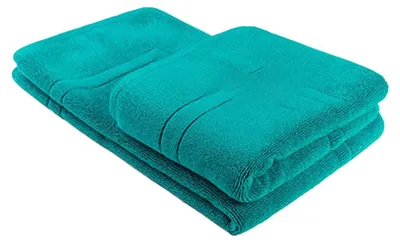 Image de ARTG - Tapis de bain, couleur unie LT4435 (taille unique) (bleu foncé)