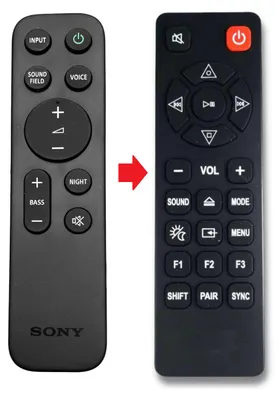 Produktbild von Ersatz Fernbedienung für Sony RMT-AH513U | RMTAH513U