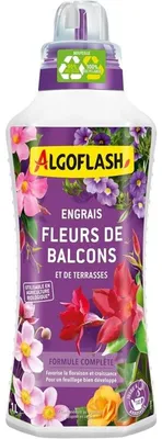 Immagine prodotto di Concime liquido per piante da balcone e terrazzo, Uab, 1 litro - Algoflash