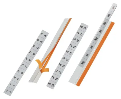 Produktbild von Selbstklebereiter Tabfix 200x13 3-zeilig transparent VE=10x5 Stück