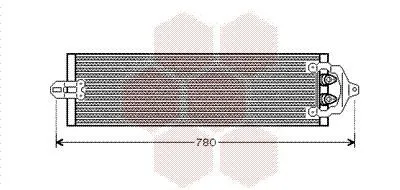 Produktbild von VAN WEZEL 58003218 Ölkühler Motoröl für VW Touareg (7LA, 7L6, 7L7) für PORSCHE Cayenne (9PA)