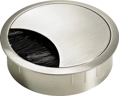 Produktbild von Kabeldurchführung Zinkdruckguss Edelstahl Optik Edelstahl Optik Einlass-Ø 60 mm