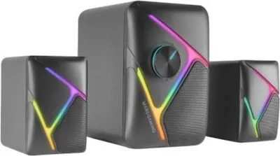 Produktbild von Mars Gaming MS-H21, 2.1 Kanäle, Kabelgebunden, 35 W, 20 - 20000 Hz, 4 Ohm, Schwarz