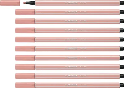 Image de Stabilo - Feutre -Tip Pen 68/28 M Donkerblush | 1 pièce | 10 pièces