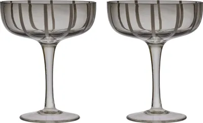 Image de OYOY LIVING Autres verres L11.5 x W11.5 x H14 gris