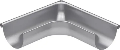 Produktbild von BRYZA Außen-Rinnenwinkel verzinkt Ø 150 mm, Naturzink