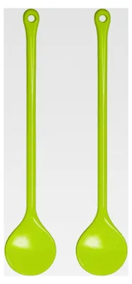 Produktbild von Rundlöffel 31 cm, apfelgrün (2 Stück)