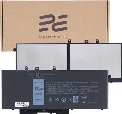 Produktbild von Encore Energy Akku für Dell Latitude 5280 5290 5480 5490 5491 5495 5580 5590 5591 Precision 3520 3530 7.6V 68Wh 8950mAh GJKNX